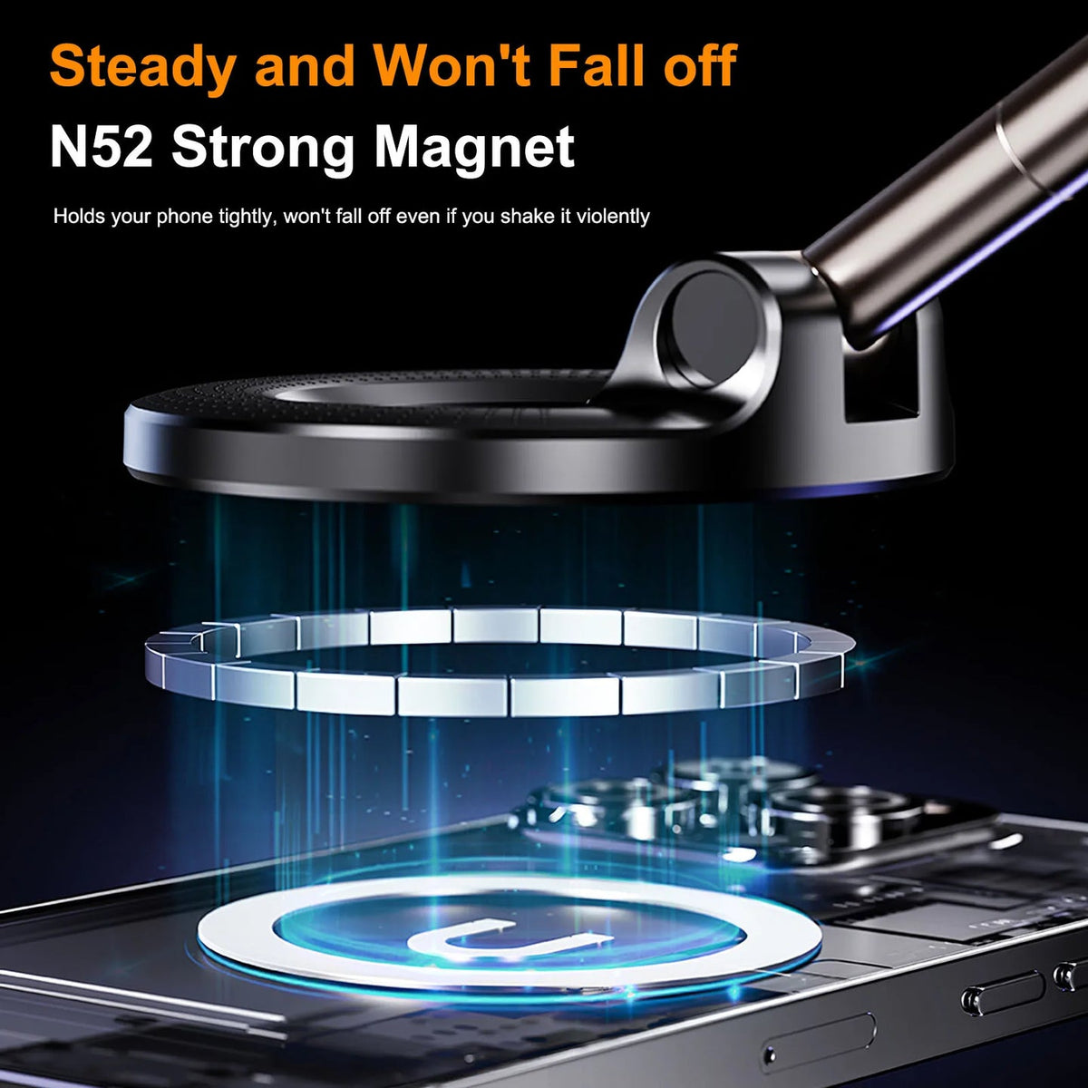 Vacuum Magnetic Suction Phone Holder