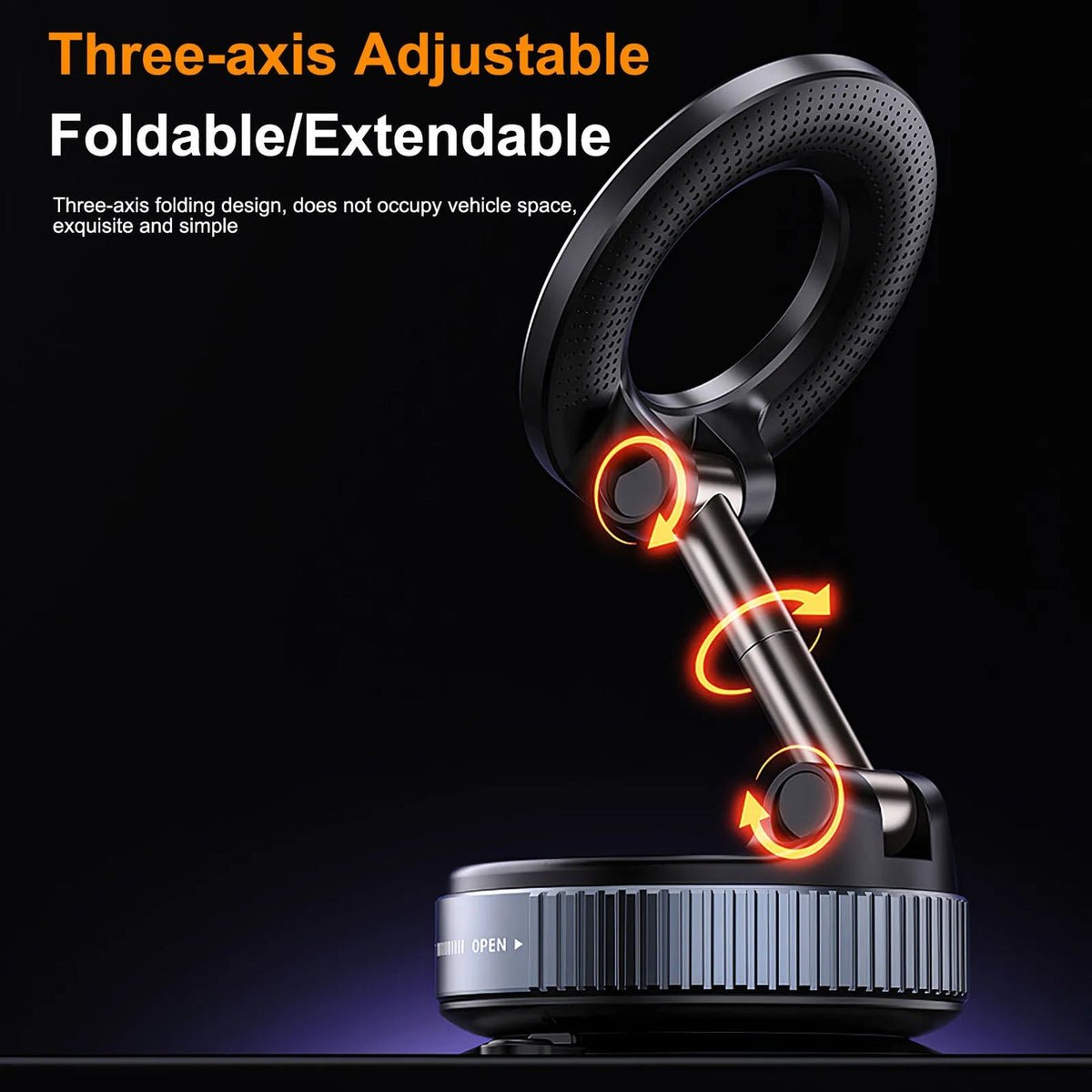 Vacuum Magnetic Suction Phone Holder